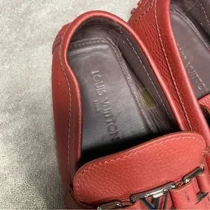 Louis Vuitton | Shoes | Mens Louis Vuitton Burgundy Loafers  display picture 2